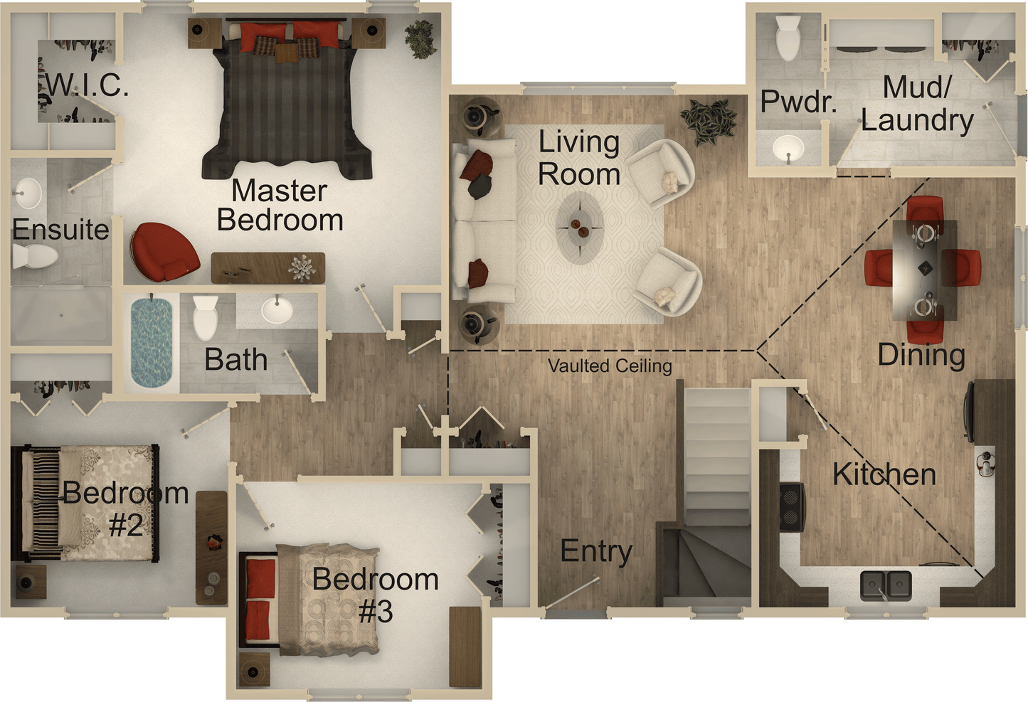 Rivers Edge House Kit (3 bed 2.5 bath)