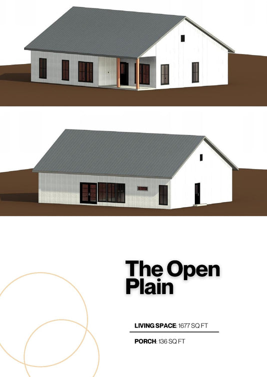 The Open Plain Barndo House Kit