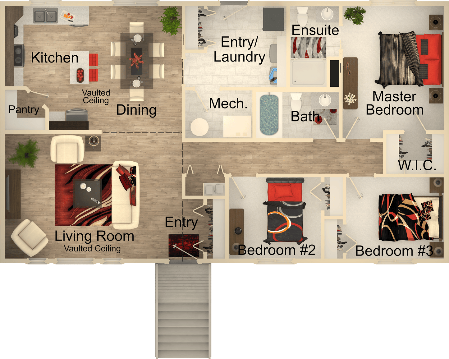 Blue Reef House Kit (3 bed 2 bath)