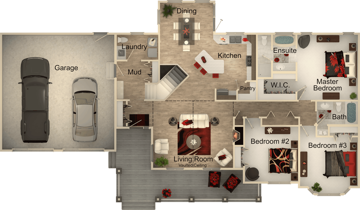Oakwood Cottage House Kit (3 bed 2.5 bath)