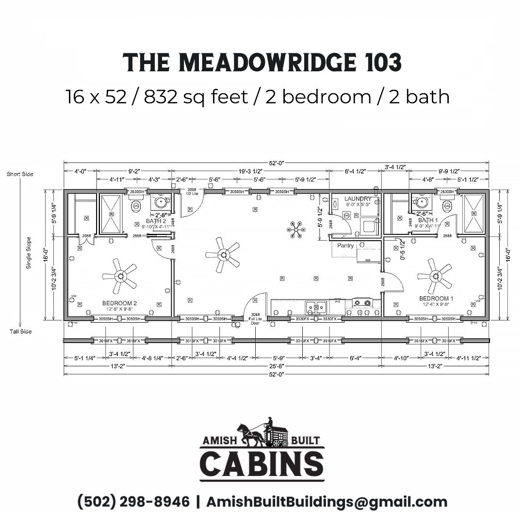 The Meadow Ridge ADU Cabin Series ( MAINE PRICING )