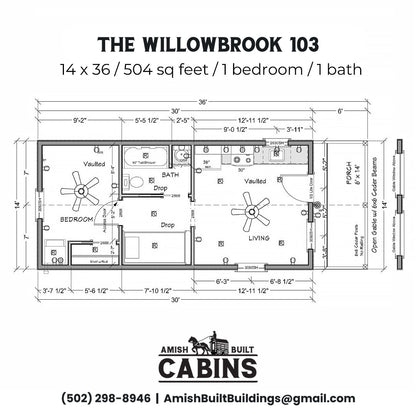 The Willow Brook Cabin ( WYOMING PRICING )