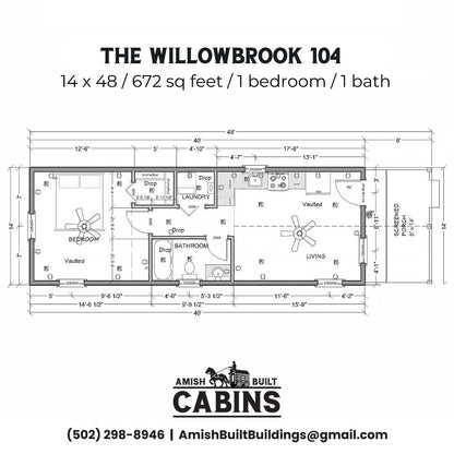 The Willow Brook Cabin ( WYOMING PRICING )