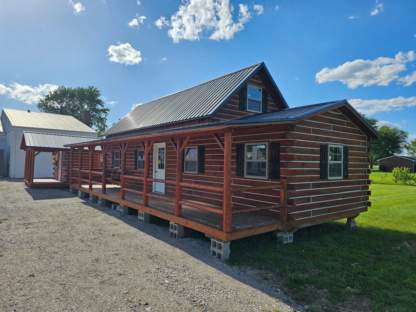 Big Bertha Rustic Cabin - Virginia Pricing (Shipping & Set up fees included in our pricing)