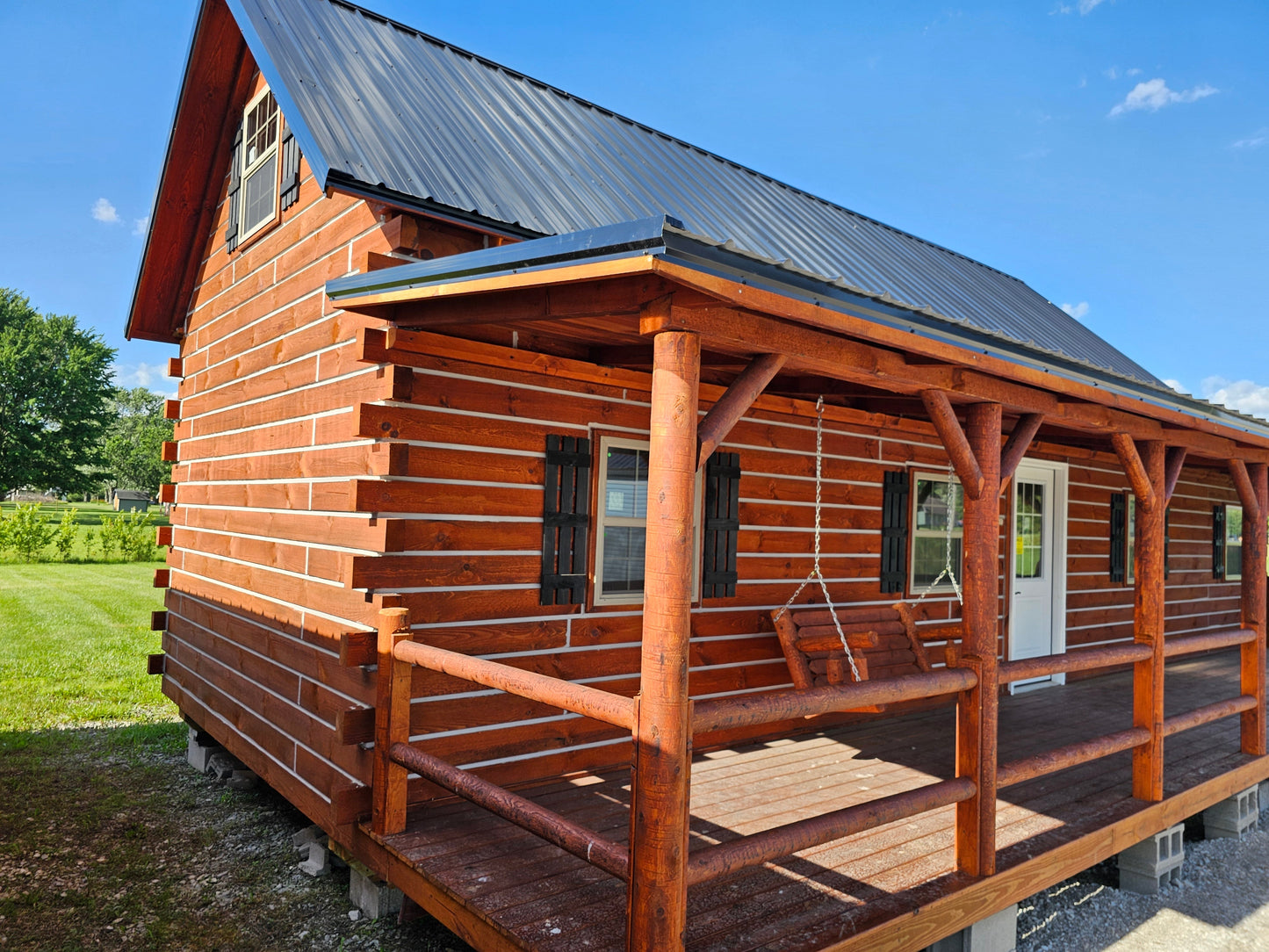 Big Bertha Rustic Cabin - Ohio Pricing (Shipping & Set up fees included in our pricing)