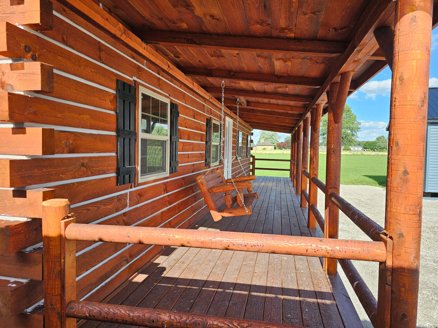 Big Bertha Rustic Cabin - Indiana Pricing (Shipping & Set up fees included in our pricing) (Copy)