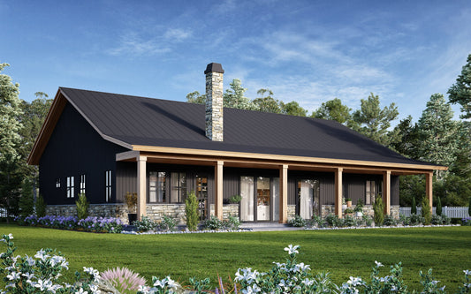 The Steelhide Lodge Steel Barndo House Kit