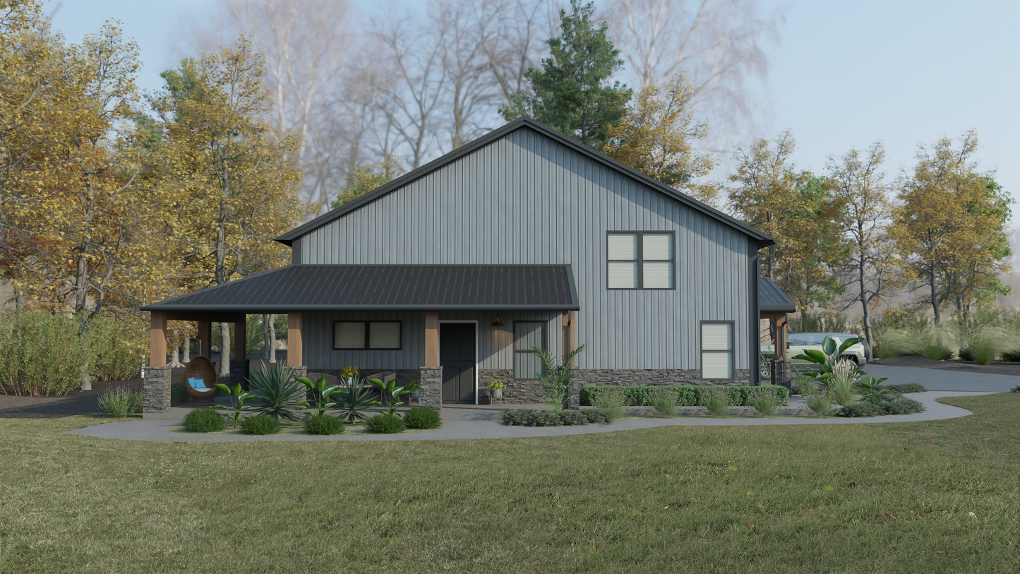 The Ridge & Rail Steel Barndo House Kit