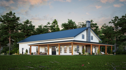 The Maplestone Steel Barndo House Kit