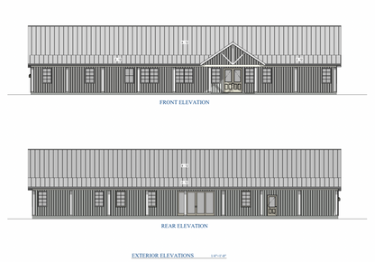 The Stormview Lodge Steel Barndo House Kit