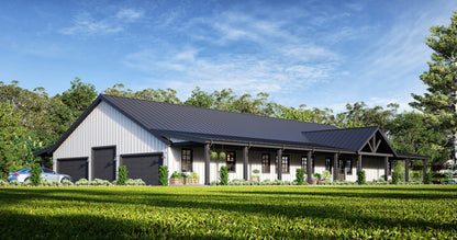 The Stormview Lodge Steel Barndo House Kit