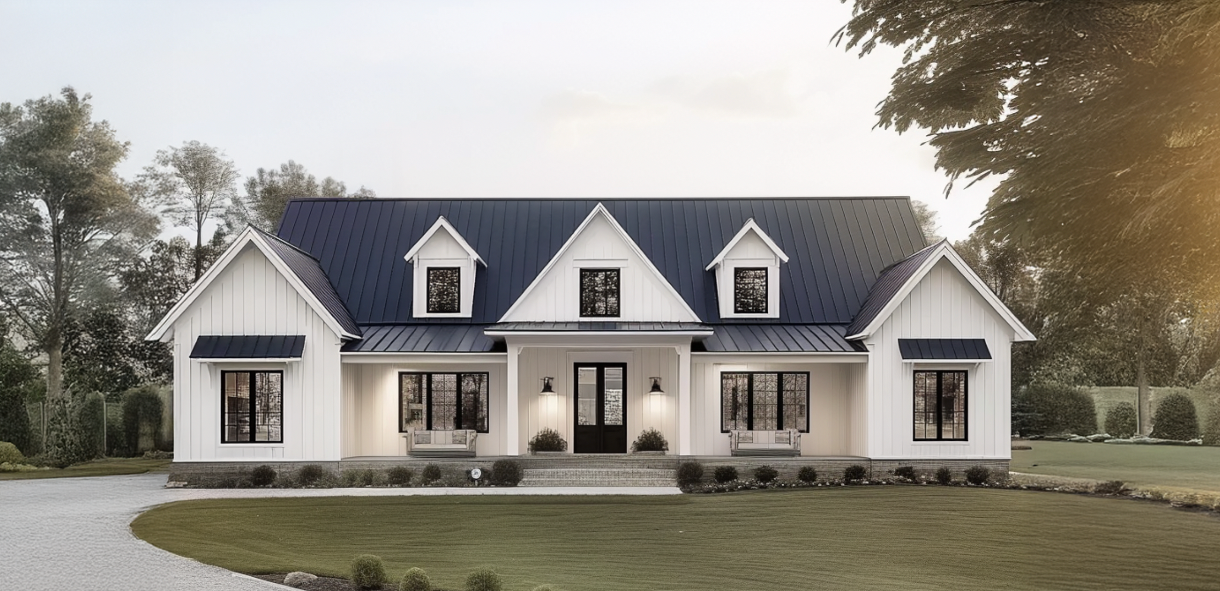 The Wexley Farmhouse Steel Barndo House Kit – House Kits, Home Kits ...