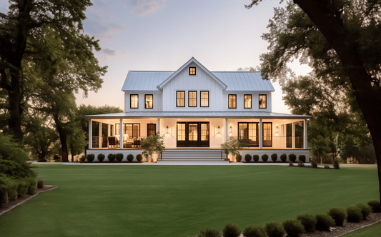 The Foxglove Farmhouse Steel Barndo House Kit