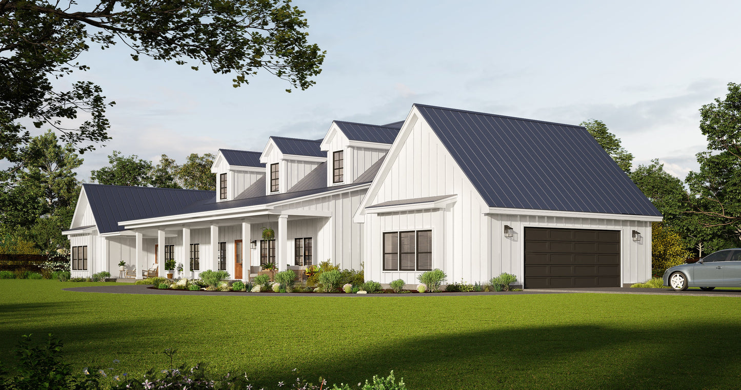The Monaco Farmhouse Steel Barndo House Kit