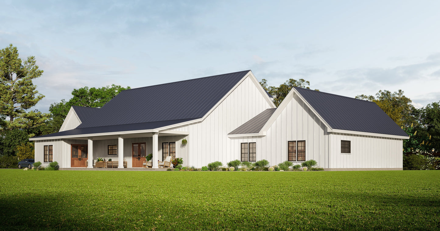 The Monaco Farmhouse Steel Barndo House Kit