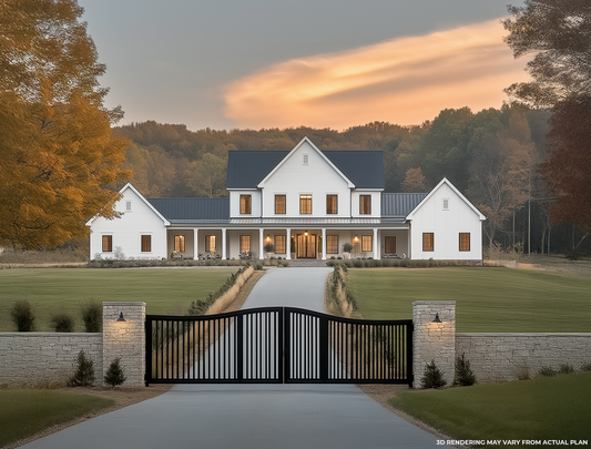 The Ellington Farmhouse Steel Barndo House Kit