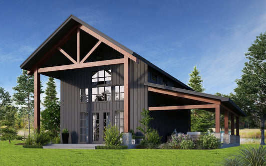 The Black Velvet Steel Barndo House Kit