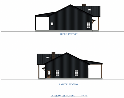 The Black Horse Rancher Steel Barndo House Kit