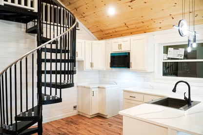 The Stallion Modern Amish Built Cabin