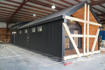 The Stallion Modern Amish Built Cabin