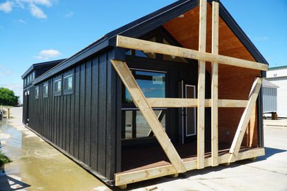 The Stallion Modern Amish Built Cabin