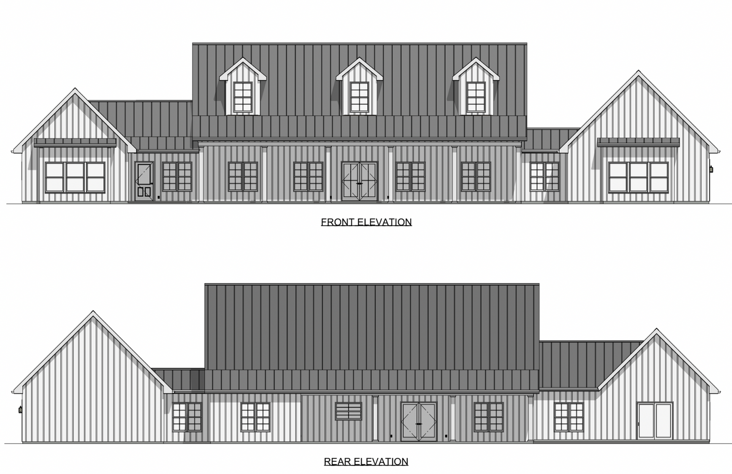 The Monaco Farmhouse Steel Barndo House Kit