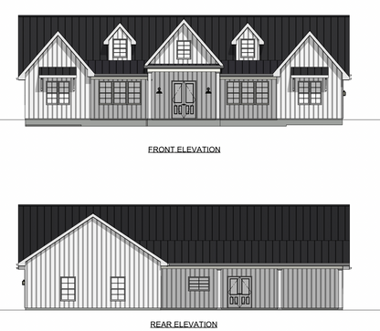 The Wexley Farmhouse Steel Barndo House Kit