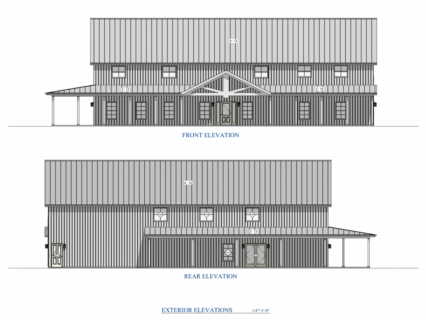 The Blackwood Farmhouse Steel Barndo House Kit