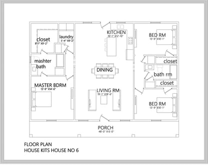 Lavender Bloom Cottage Metal House Kit (FREE NATIONWIDE SHIPPING)
