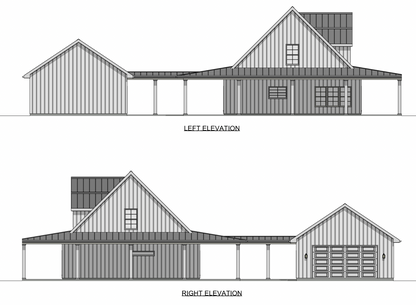 The White Oak Farmhouse Steel Barndo House Kit