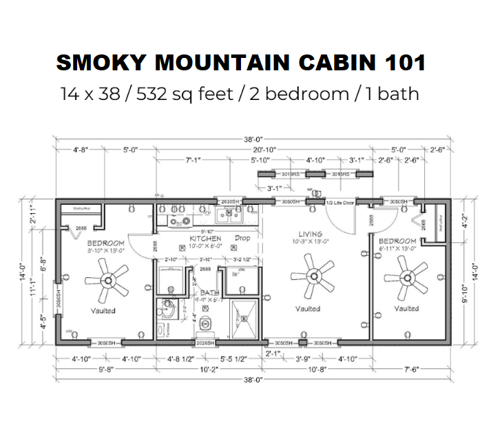 SMOKY MOUNTAIN CABIN (PRICED BY STATE CALL US FOR PRICING!)