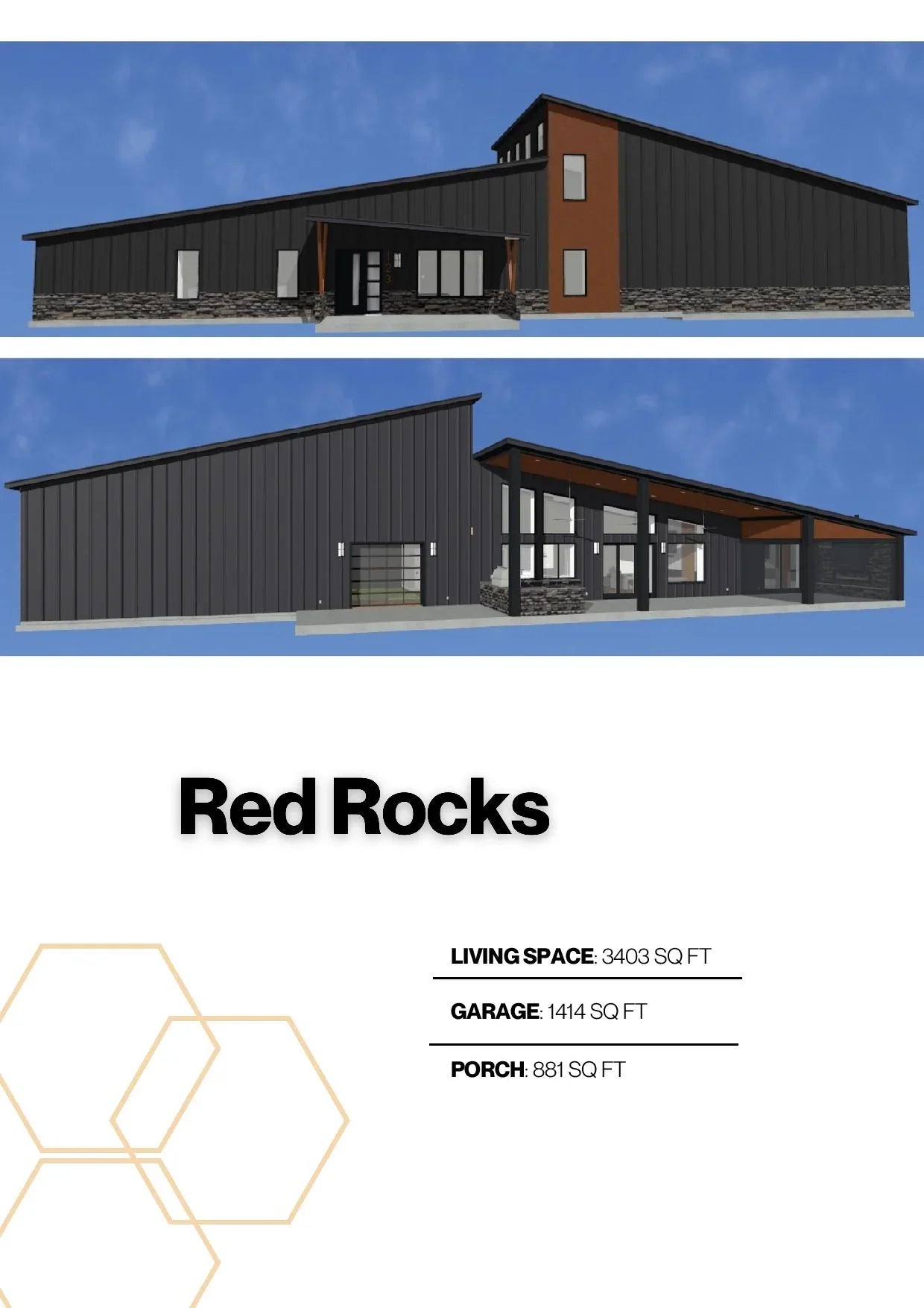 Red Rocks Blueprints Red Rocks Barndominium House Kit – House Kits, Home Kits, House Plans ...