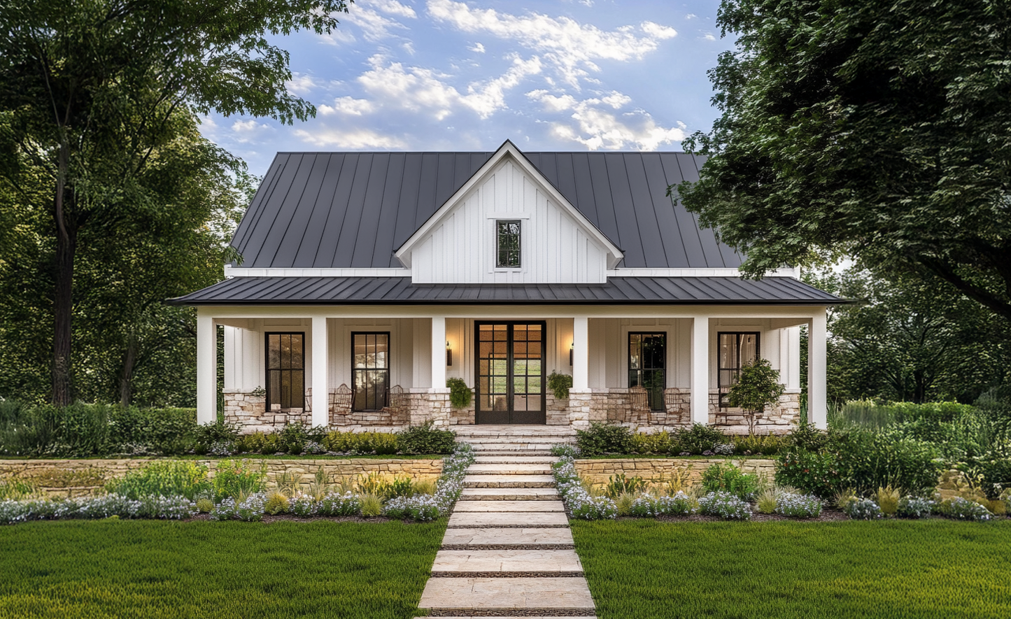 The Ashbrook Farmhouse Steel Barndo House Kit