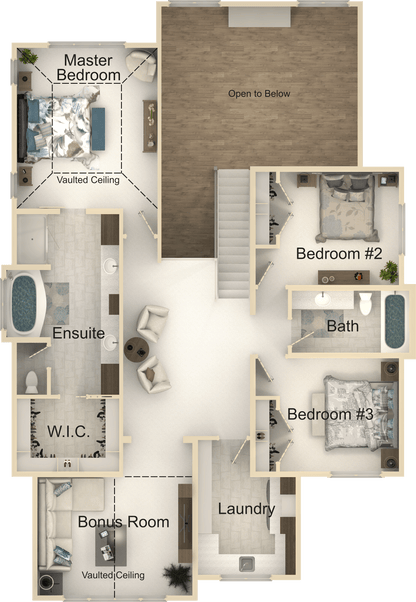 The Blue Lagoon House Kit (3 bed 2.5 bath)
