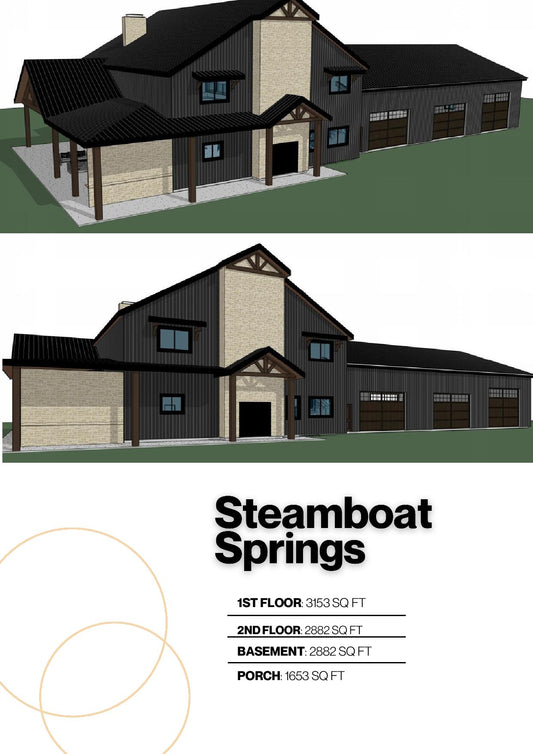 Steamboat Springs Barndominium House Kit