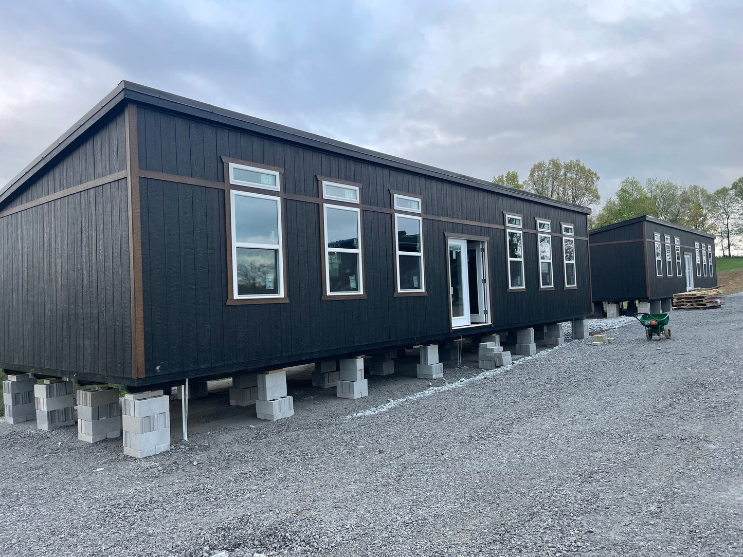 16 by 52 The Black Stallion Modern Cabin House Shell