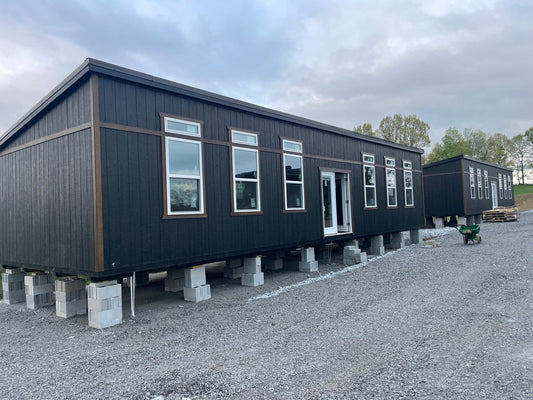 16 by 52 The Black Stallion Modern Cabin House Shell