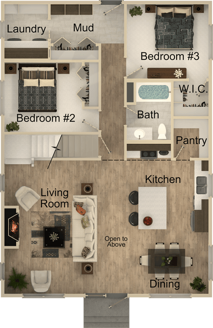 Crystal Cove House Kit (3 bed 2 bath)