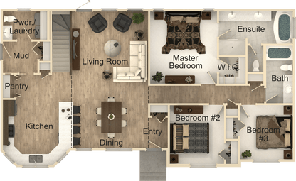 Driftwood Haven House Kit (3 bed 2.5 bath)