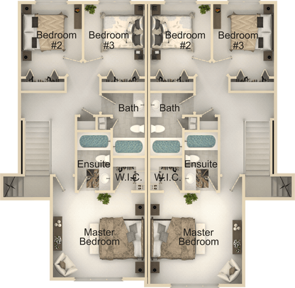 Dual Bliss Duplex House Kit - Duplex Home Kit