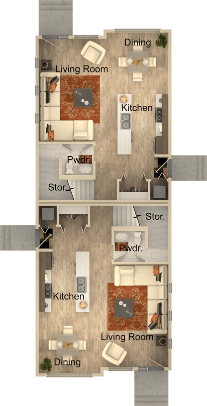 Duo Nest Duplex House Kit - Duplex Home Kit