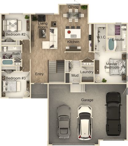 Harvest Moon House Kit (3 bed 2 bath)