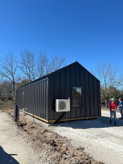 The Stallion Modern Amish Built Cabin
