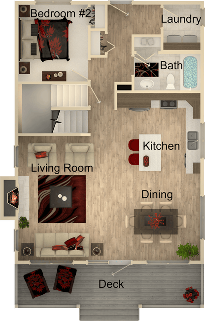 Lagoon Landing House Kit (3 bed 3 bath)