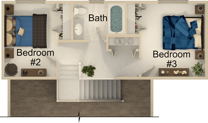 Lakeshore Lodge House Kit (3 bed 2.5 bath)