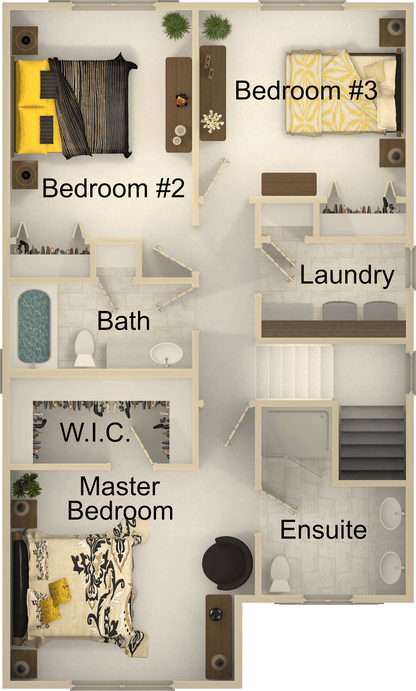 Palm Paradise House Kit (3 bed 2.5 bath)