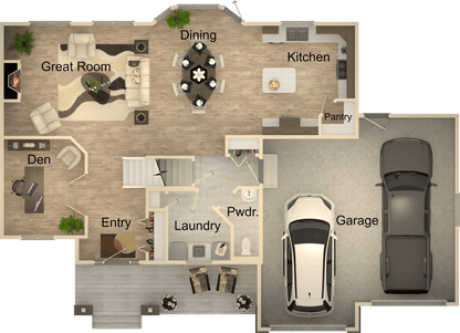 Seabreeze Sanctuary House Kit (3 bed 2.5 bath)