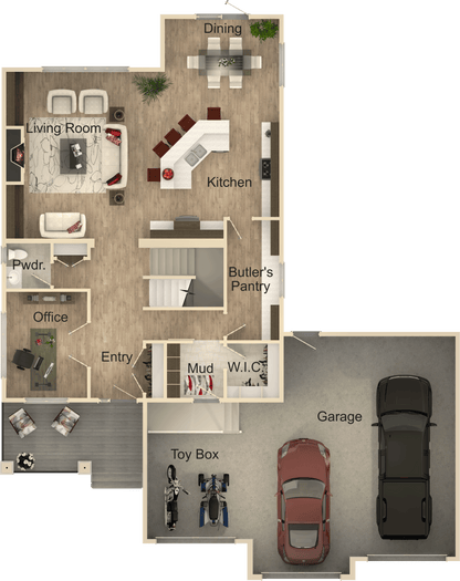 The Sedona House Kit (3 bed 2.5 bath)