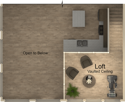 Shady Grove Retreat House Kit (2 bed 2 bath)