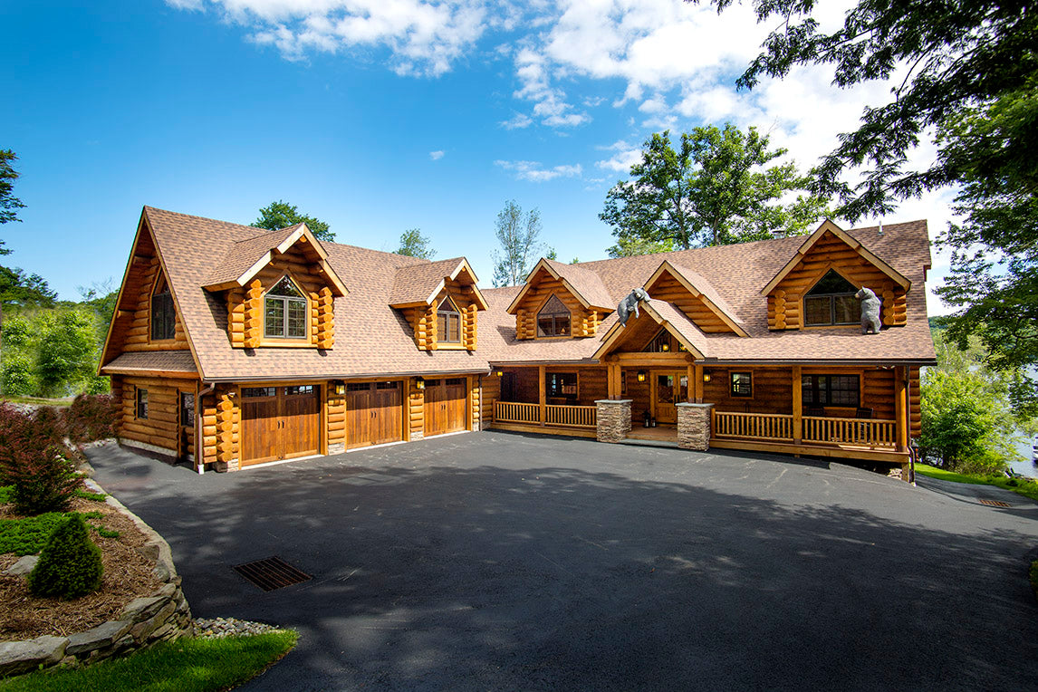 The Sparrow Cabin – Luxury Log Home Kit – House Kits, Home Kits, House ...